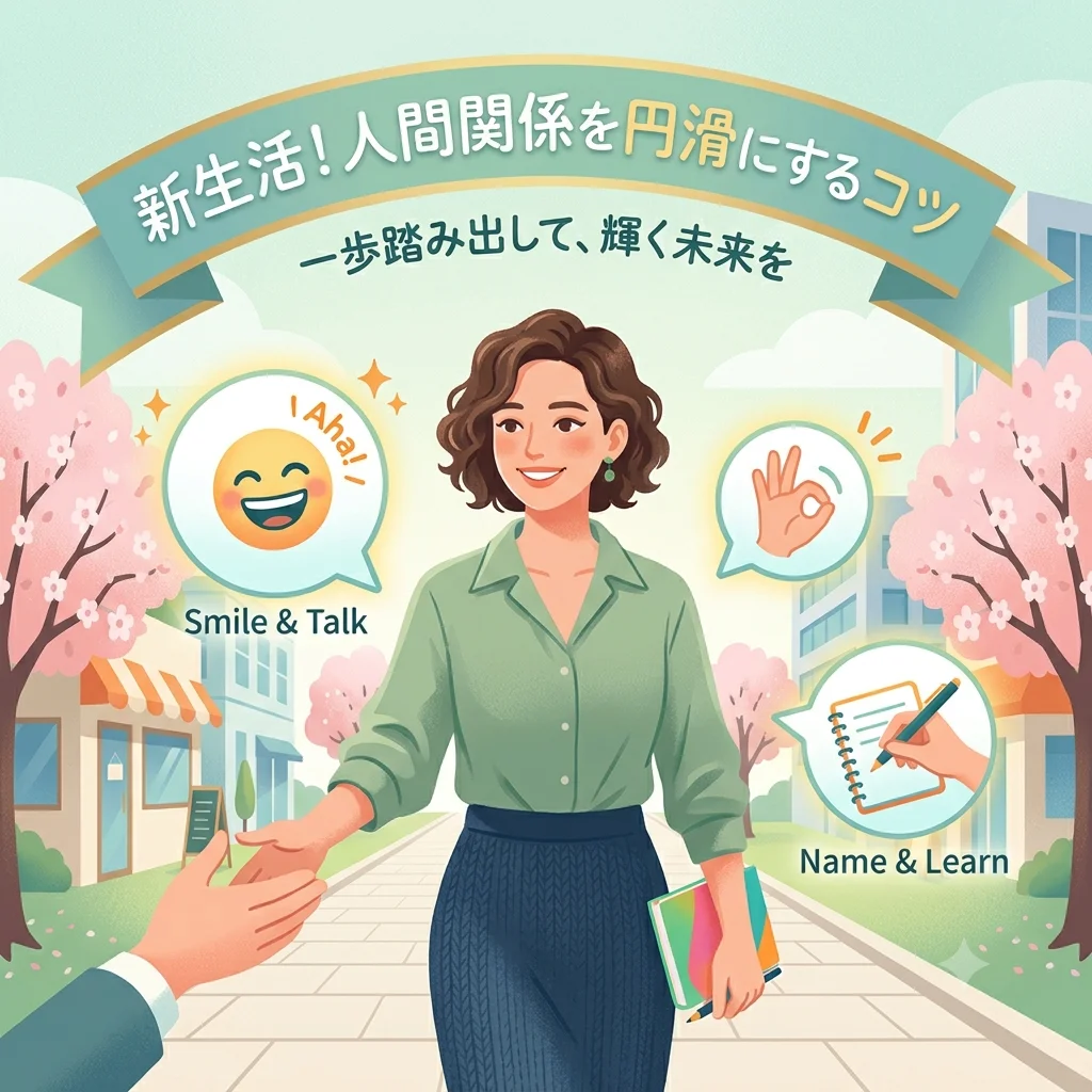 新生活!人間関係を円滑にするコツ